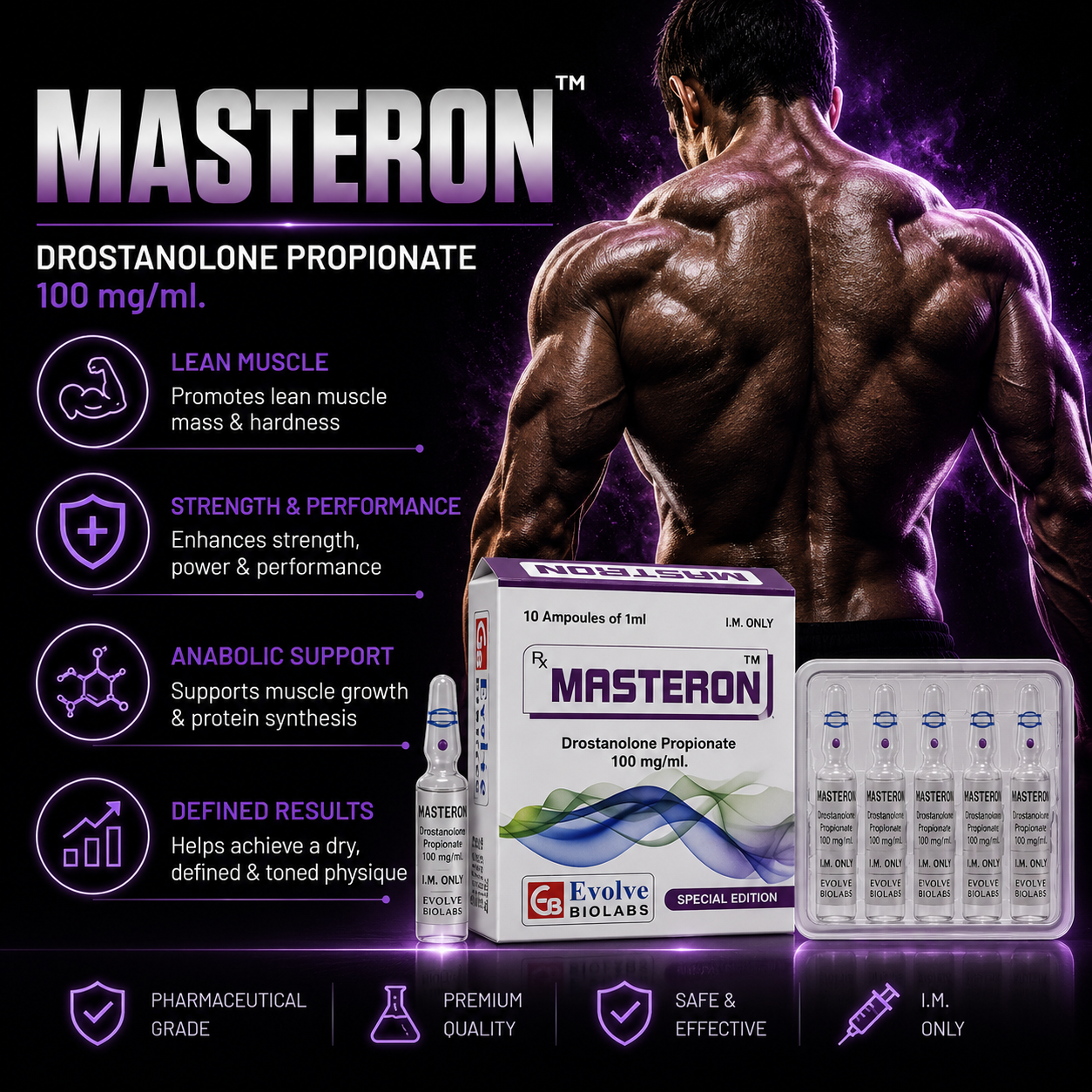 MASTERON 100 mg/ml | 10 AMPULE X 1ML