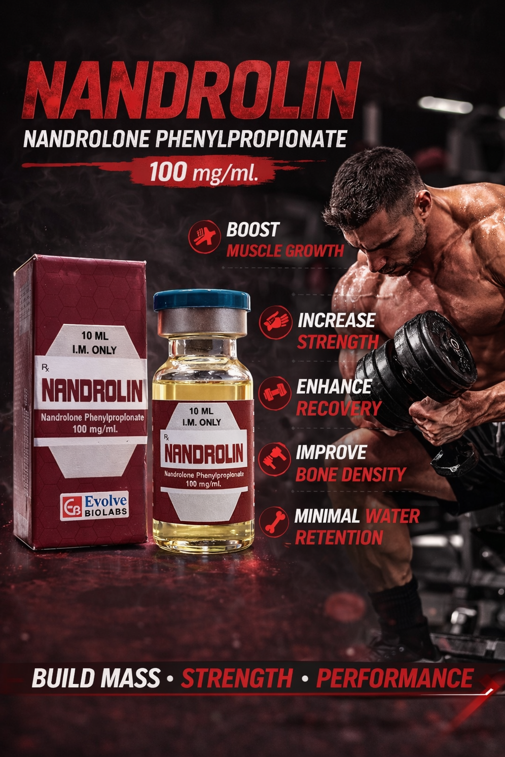 Nandrolin 10ml Injection – Nandrolone Export Grade | Derma Medicine Exports