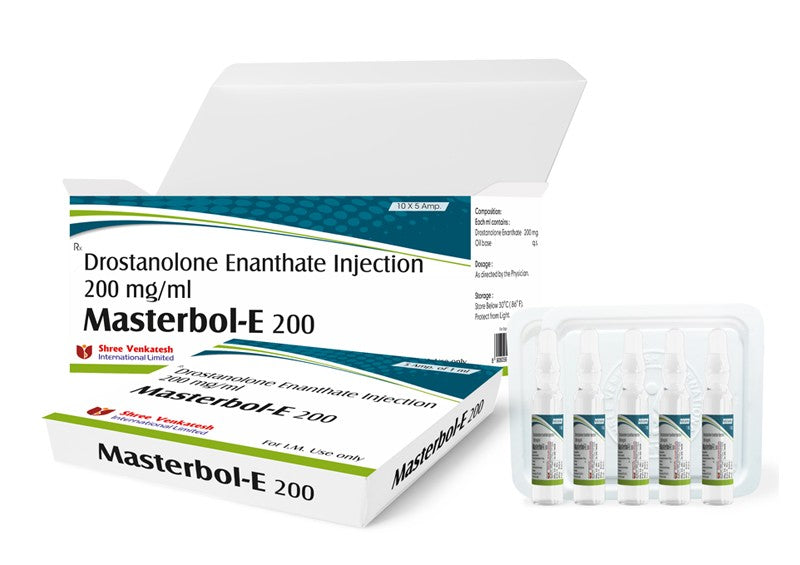 Masterbol-E 200mg Drostanolone Enanthate injectable anabolic steroid