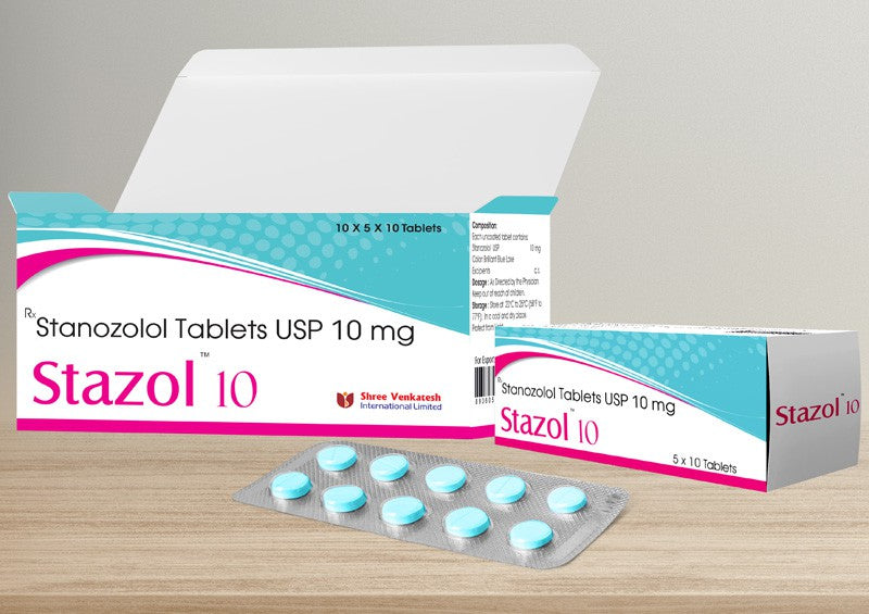 Stazol 10mg Stanozolol oral anabolic steroid tablets