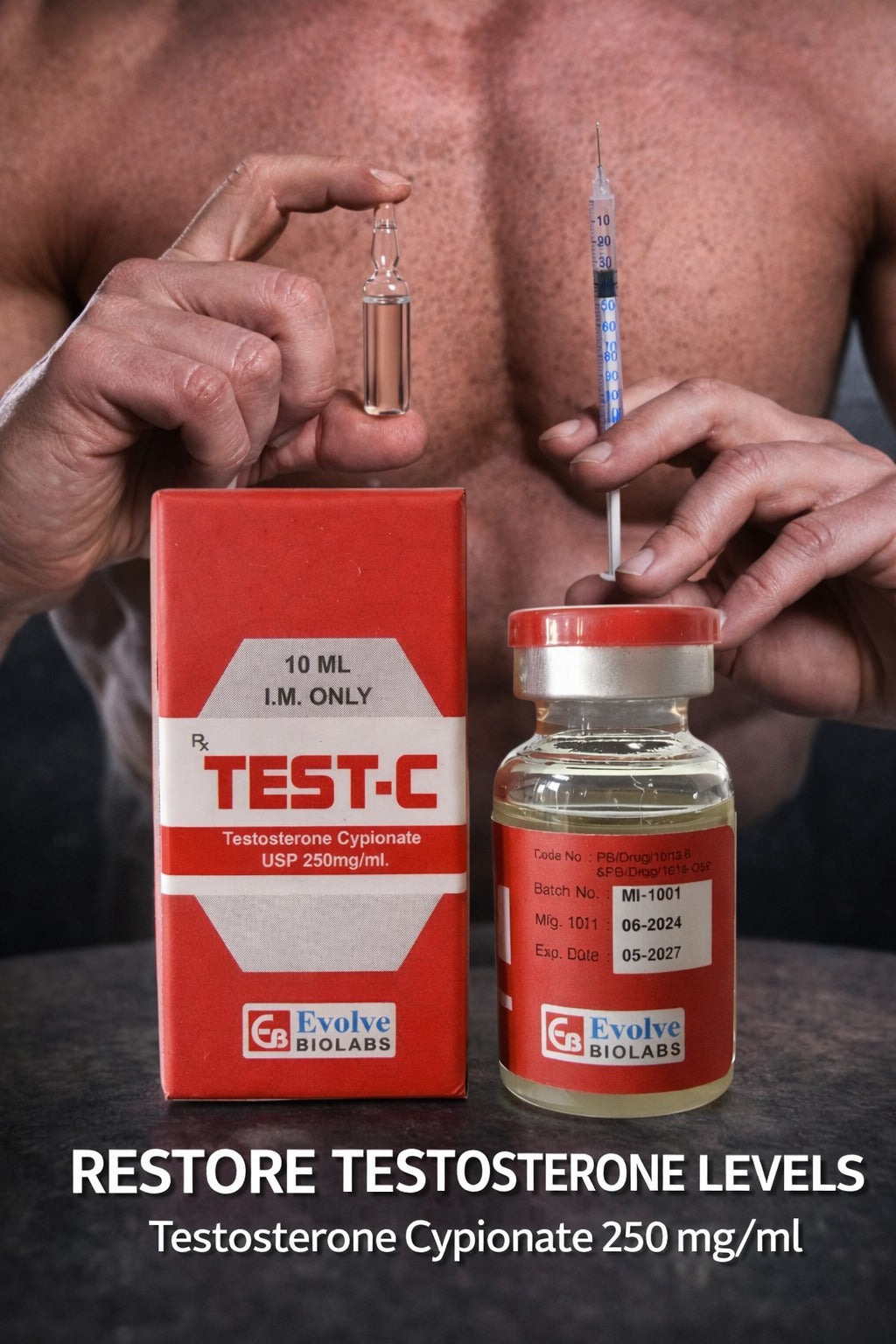 Test-C 10ml – Testosterone Cypionate Export Grade | Derma Medicine Exports