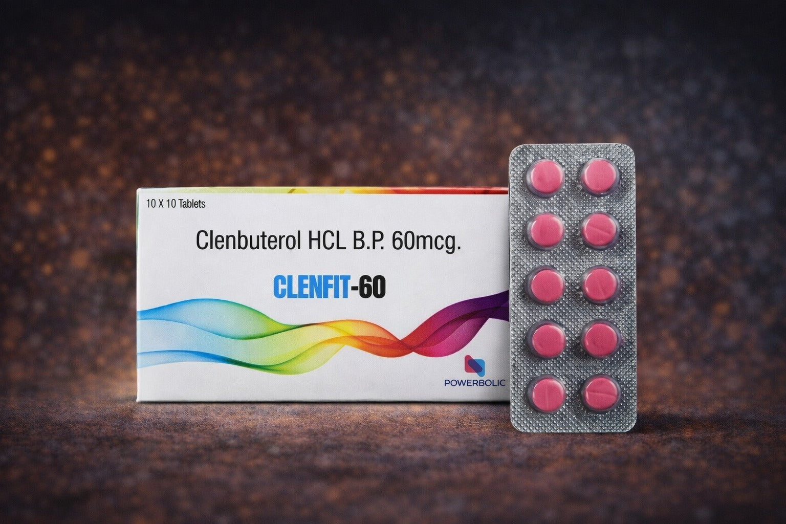 Clenfit-60 Tablets – Clenbuterol HCl 60mcg Export Grade | Derma Medicine Exports
