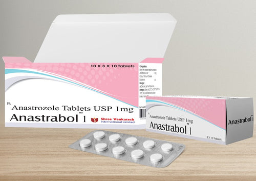 Anastrabol 1mg Anastrozole aromatase inhibitor pharmaceutical tablets