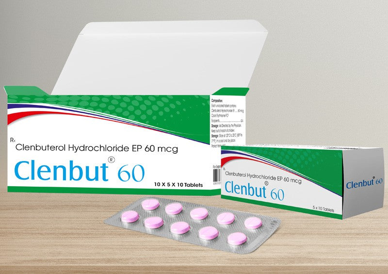 Clenbut 60 - Clenbuterol Hydrochloride EP 60mcg