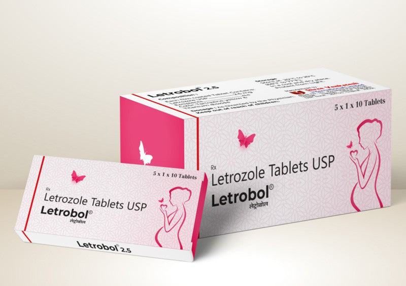 Letrobol 2.5mg Letrozole aromatase inhibitor pharmaceutical tablets