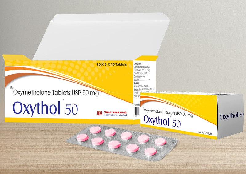 Oxythol 50mg Oxymetholone oral anabolic steroid tablets