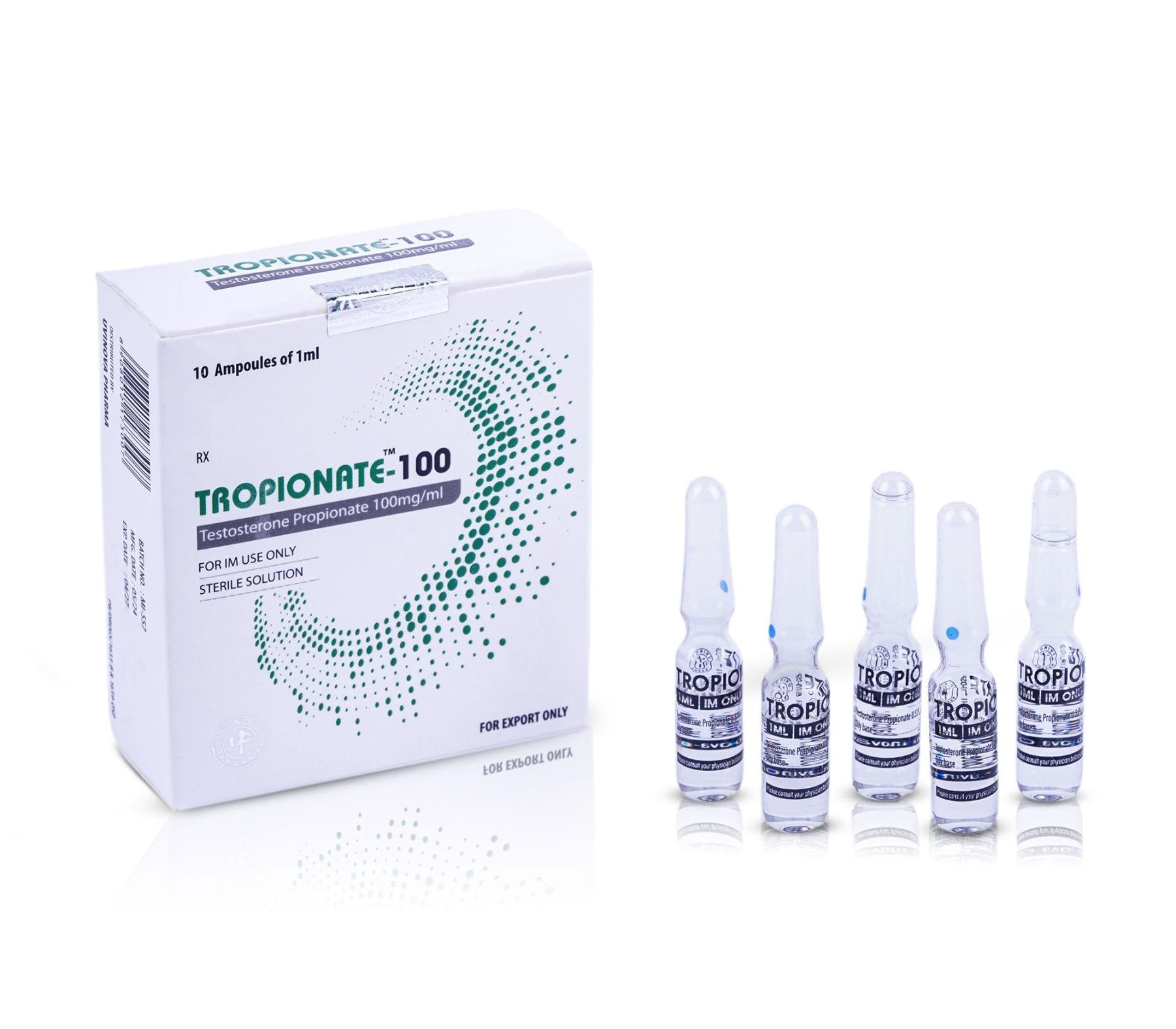 TROPIONATE 100 pharmaceutical export pack