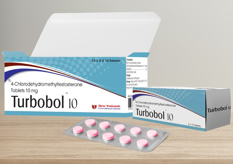 Turbobol 10mg - 4-Chlorodehydromethyltestosterone pharmaceutical tablets

