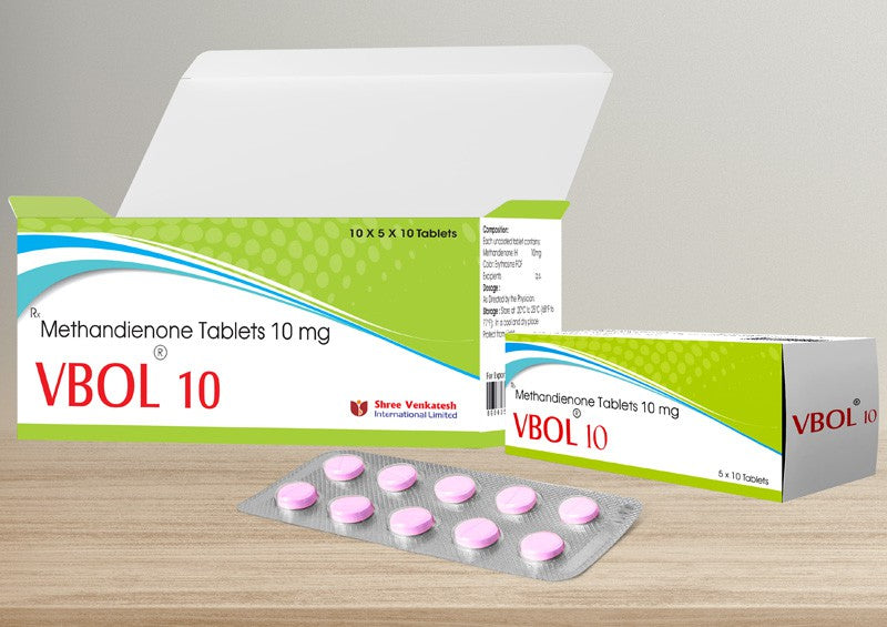 VBOL 10mg Methandienone oral anabolic steroid tablets